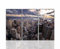 Wandbild New York CITY Gesamt 130x80 cm (NY_Skyline_Panorama_3x40x80cm) Deko Bilder fertig gerahmt mit Keilrahmen groß im Bilder Shop. Ausführung schöner Kunstdruck auf echter Leinwand als Wandbild mit Rahmen. Preiswerter als Ölbild Gemälde Foto Poster Plakat mit Bilderrahmen. Picture Style (New York City Panoramabild). 100% Made in Germany.