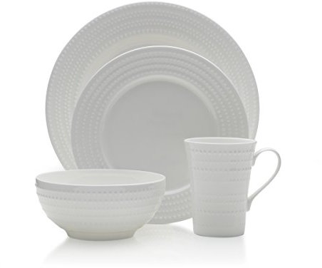 Mikasa Nellie 16 Piece Dinnerware Set (Service for 4), White