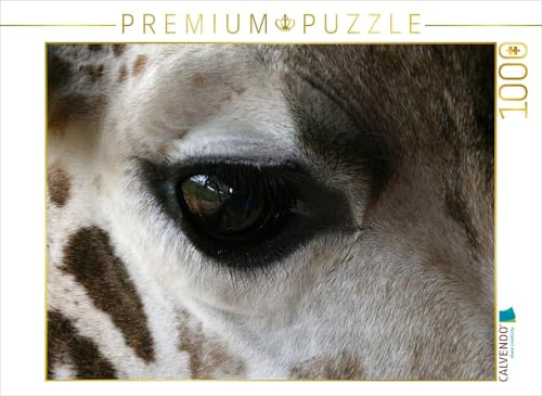 CALVENDO Puzzle Giraffen – Augen-Blick | 1000 Teile Lege-Größe 64 x 48 cm Foto-Puzzle für glückliche Stunden