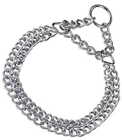 HS Sprenger Doppel-Halskette – Chromstahl, 55 cm, 0,2129 kg