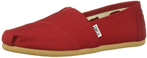 TOMS Women Alpargata Red Canvas UK6