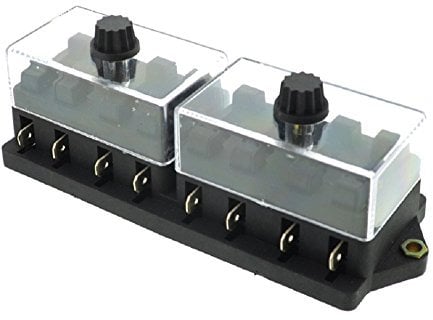 dt 8-Fach ATO/ATC Sicherungshalter mit Doppeldeckel