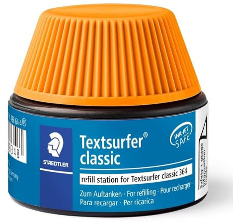 STAEDTLER 488 64 Textsurfer classic Textmarker Nachfüllstation für 364, orange