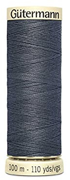 Gütermann Sewing Thread: 100m Pewter Polyester Blend