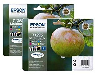 Epson T1295 x2 2 x Tintenpatronen Multipacks 8 gesamt Original, gemischt