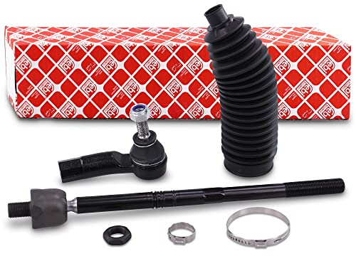 febi bilstein 45761 Spurstange mit Lenkmanschettensatz, 1 Stück | Kompatibel mit: AUDI A3, A3, A3 Cabriolet, A3 Cabriolet, A3 Limousine, A3 Sportback, A3 Sportback, Q2, SEAT ALHAMBRA, ALTEA