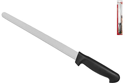 HOME 0 - Cuchillo jamonero, 26 cm, Negro, 44 x 7 x 3 cm