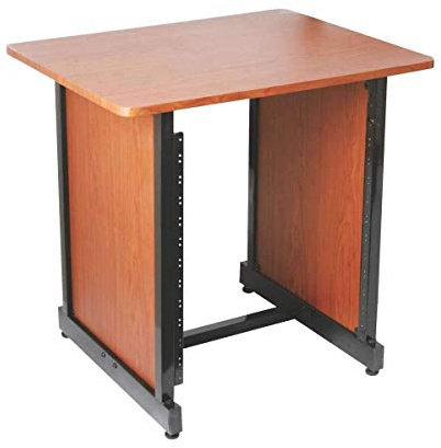 On-Stage On-Stage WS7500 Series Workstation Rack Cabinet, Rosewood