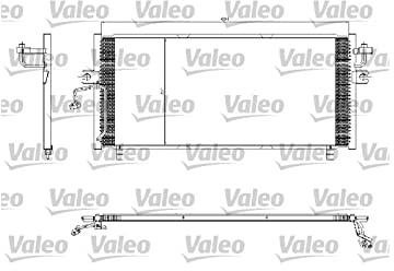 Valeo Kondensator, Klimaanlage 817253 | Kompatibel mit: NISSAN PRIMERA, PRIMERA Hatchback, PRIMERA Traveller