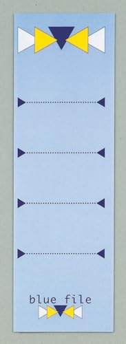 Ruckenschilder passend zum Ordner blue file mit 8,0 cm Ruckenbreite