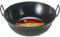 GARCIMA 5020012 Sartén Doble Honda con Asas Esmaltada, Acero, Negro, 42 x 36 x 12 cm