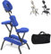 Beltom® Tattoostuhl Massagestuhl Massageliege Massagebank Behandlungsstuhl klappbar - Blau