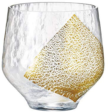 Orient Sasaki Glass Tumbler Edo Glass Yachiyo Kiln Free Glass Gold 260Ml Jp F/S