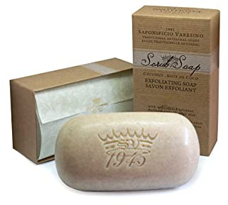Saponificio Varesino Kokosnuss-Peeling-Seife, 300 g, einzigartig, Standard