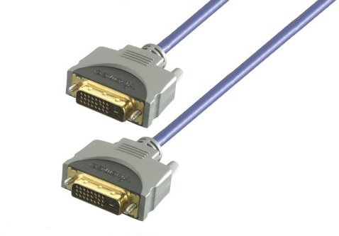 SVD Vivanco DVI-D Dual Link M/M 2.0m Cable DVI 2 m Azul - Cables DVI (2 m, DVI-D, DVI-D, Azul, Male Connector/Male Connector)