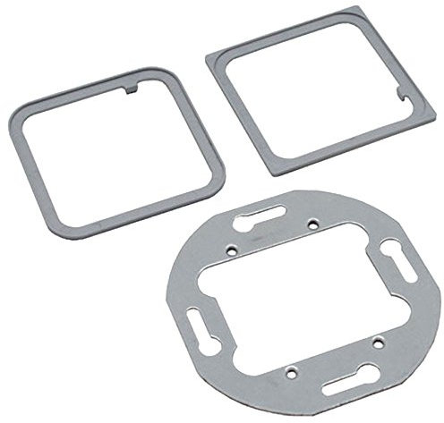 Kindermann 7442000001 Montagerahmen für Multimedia Anschluss-System, 55 x 55 mm schwarz