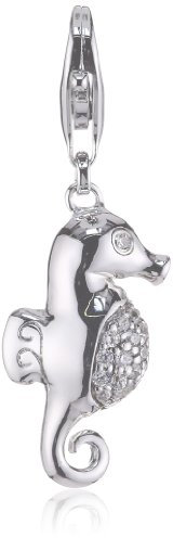 ESPRIT Damen-Anhänger Glam Sea Horse ESCH90896A000