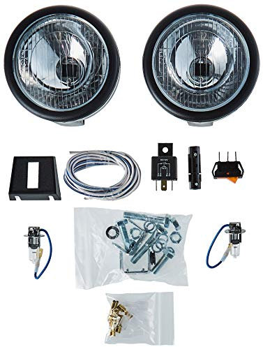 Ring Automotive BRL0562C Microline Lampen, rund, mit Montageset, weiße Abdeckungen, 116 x 116 x 70 mm