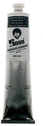 Lukas - Bob Ross Künstler-Ölmalfarbe 200 ml Mitternachtsschwarz [Spielzeug]