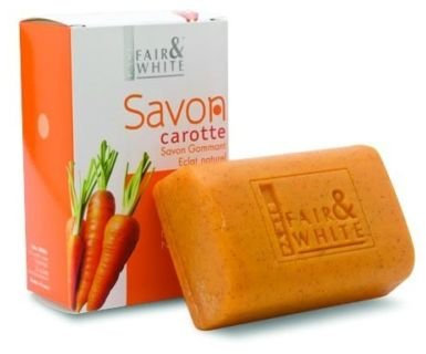 Fair & White Paris Carrot Soap Exfoliating Soap Natural Radiance 200g