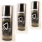 3 x CANBRUSH Satin Black C830 Spray Paint - For Metal Plastic & Wood 400ML Satin Finish-