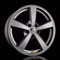 Diewe Alufelgen, Breite 8,5, Durchmesser 19 PCD:114,3, Farbe: Platin