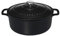 Chasseur 11831801 Cocotte ronde, Fonte émaillée, Mat (intérieur Noir), 18 cm