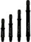 L-Shaft Locked Straight Carbon Black 330 Dart Shaft Set of 3 by L-Style