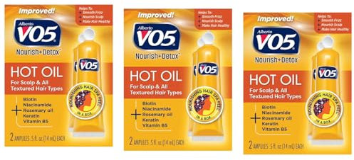 Vo5 Hot Oil Therapy Treatment 2 Count 0.5oz (3 Pack)