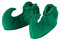 Amakando Elfen Schuhe Zwergen Schuhüberzieher Märchen Elfenschuhe Grüne Zwergenschuhe Karnevalskostüme Zubehör Weihnachten Wichtelschuhe Fantasy Feenschuhe