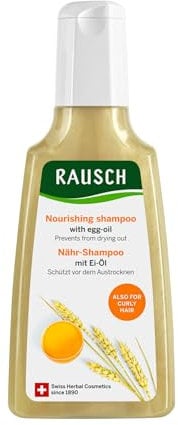 Rausch Ei-Öl Nähr-Shampoo (pflegt die trockene Haarstruktur, schenkt Geschmeidigkeit und Glanz ohne Silikone und Parabene), 1er Pack (1 x 200 ml)