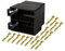 Aerzetix:Steckverbinder ISO 16PIN Universalkabelbaum Netzteil + Lautsprecherboxen zum Crimpen