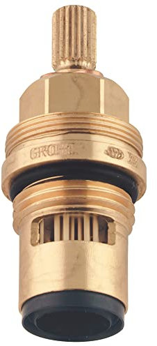 Grohe 45882000 Vitone a Dischi Ceramici, Cromo, 1/2 Pollici