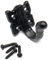 Merriway® BH00523 Antique Single Robe Hook - Black