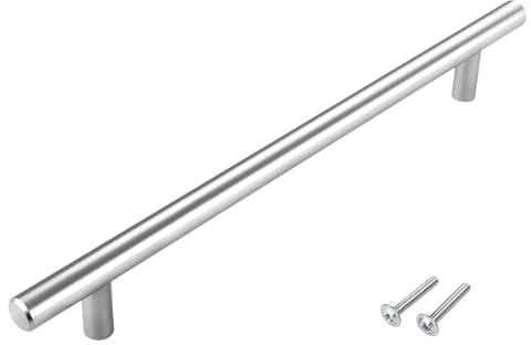 SOTECH Möbelgriff G12 Chrom matt BA 192 mm Ø 12 mm | Stangengriffe Relinggriffe
