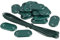 Nature Set de Fixation Vert pour canisses et Brise-Vues