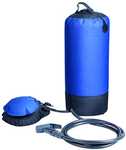 Benture Handy Dusche mit Fußpumpe für Camping und Outdoor