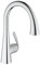 GROHE Zedra | Küchenarmatur - Einhand-Spültischbatterie, mit herausziehbarer Dual Spülbrause | chrom | 32294001