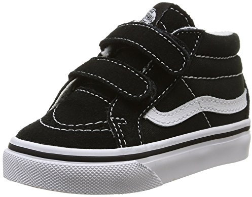 Vans Jungen Unisex Kinder SK8-MID Reissue V Sneaker, Schwarz (Black/True White), 24 EU