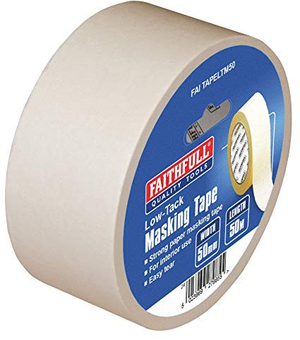 Low Tack Masking Tape 50mm x 50m