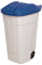 BRB Wertstoffsammler, Inhalt 100 Liter, Korpus beige, Deckel blau