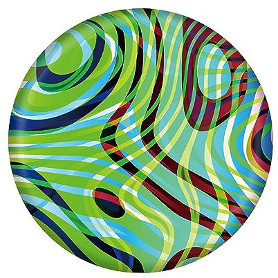 Sunflex x Waboba FLYWAZE PRO Wave Wurfscheibe | stabile Flugbahn mit weiter Wurfdistanz | fahltbar für Tasche | Robustes & leichtes Silikon | Flugscheibe für Strand & Wiese