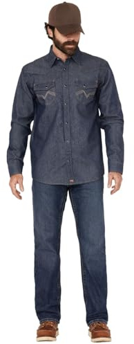 ARIAT Men’s Flame Resistant M4 Relaxed Basic Boot Cut Jean Flint