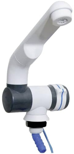 Barwig 4000-76 Camping-Wasserhahn Schlauch-Anschluss 10mm Grau, Anthrazit