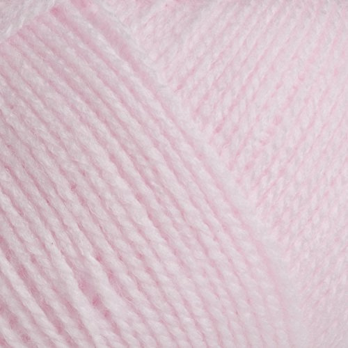 James Brett 100% Acrylic Baby Aran Knitting Yarn Supersoft Knit Craft Wool 100g (Baby Pink BA6)