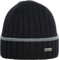 Eisglut Herren Fisherg Merino Mütze, schwarz, M 57-58cm