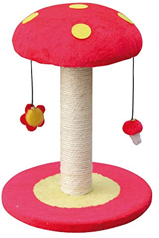 Croci C6020263 Kratzbaum Mushroom Gemischt, 35 x 35 x 47 cm