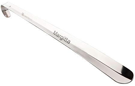 Lantelme personalisierter Schuhanzieher 70cm aus Edelstahl | Schuhlöffel mit Wunschgravur und Gravur Text | Sehr stabil | Geschenkidee Schuhanziehhilfe Metall | Graviert für Praxis Geburtstag Familie
