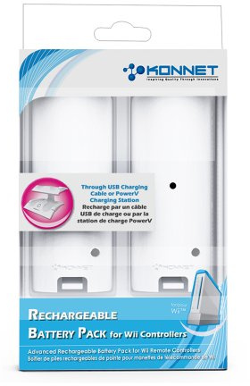 Konnet PowerV Rechargeable Battery Pack (Wii)