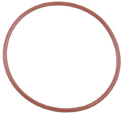 sourcing map 10 Stk 65mm OD O Ringe Öl Dichtungen Dichtung dunkelrot | Silikon, 2, 5 mm Dicke